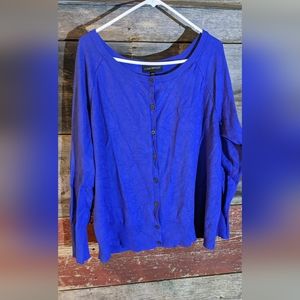 Lane Bryant button up sweater